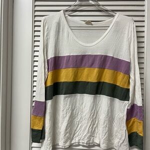 Bibi ✨Multicolor Striped Long Sleeve Top